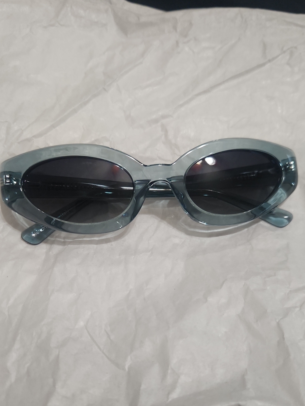 NWT DEREK LAM 10 CROSBY Vesper Jade Crystal Sunglasses